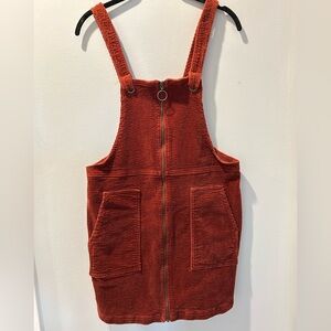 Wild Fable Burnt Orange Corduroy Dress Women’s Medium